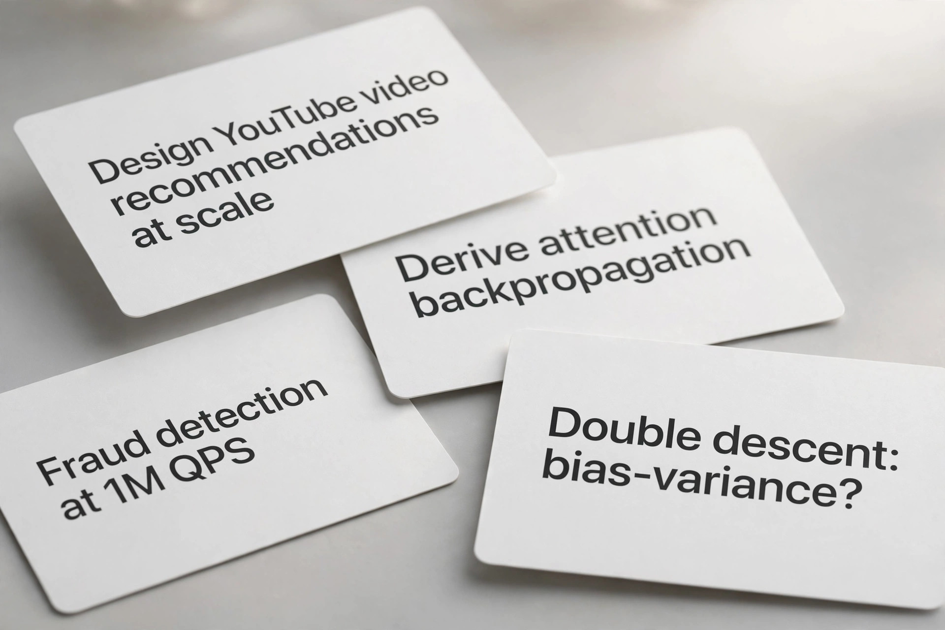DeepOffer — Machine Learning/Deep Learning Interview Questions & AI ...